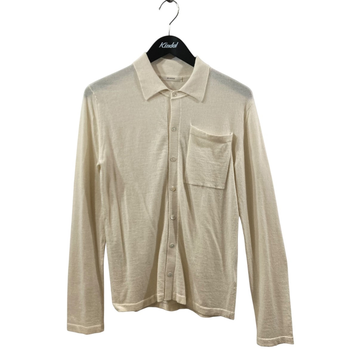 【新品未使用】MARNO Mila knit shirt カーディガン MARNO(マーノ) Mila Knit Shirt長袖カーディガンM04-7001 M04