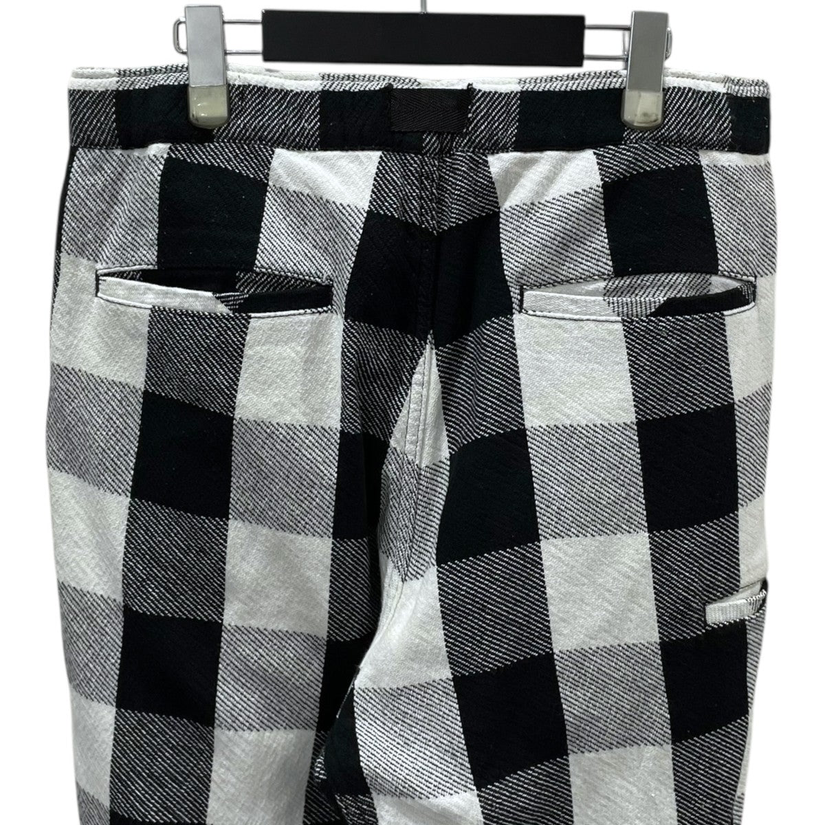 チェック柄パンツ EXPLORER EASY PANTS COTTON TWILL BLOCK PLAID WITH FIDLOCK BUCKLE NN-P3743
