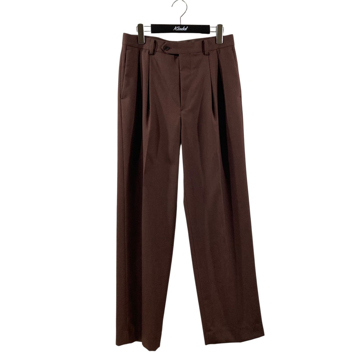 美品 AURALEE WOOL KID MOHAIR SLACKS パンツ SPORTIVO [Wool kid mohair hop sack two tuck slacks ivory white]