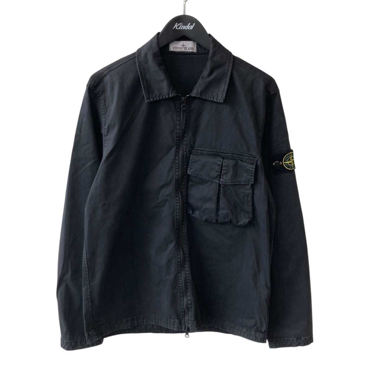 STONE  NASLAN ブラック ジップアップジャケット Stone Island ジップアップ ジャケット | ブラック | FARFETCH JP