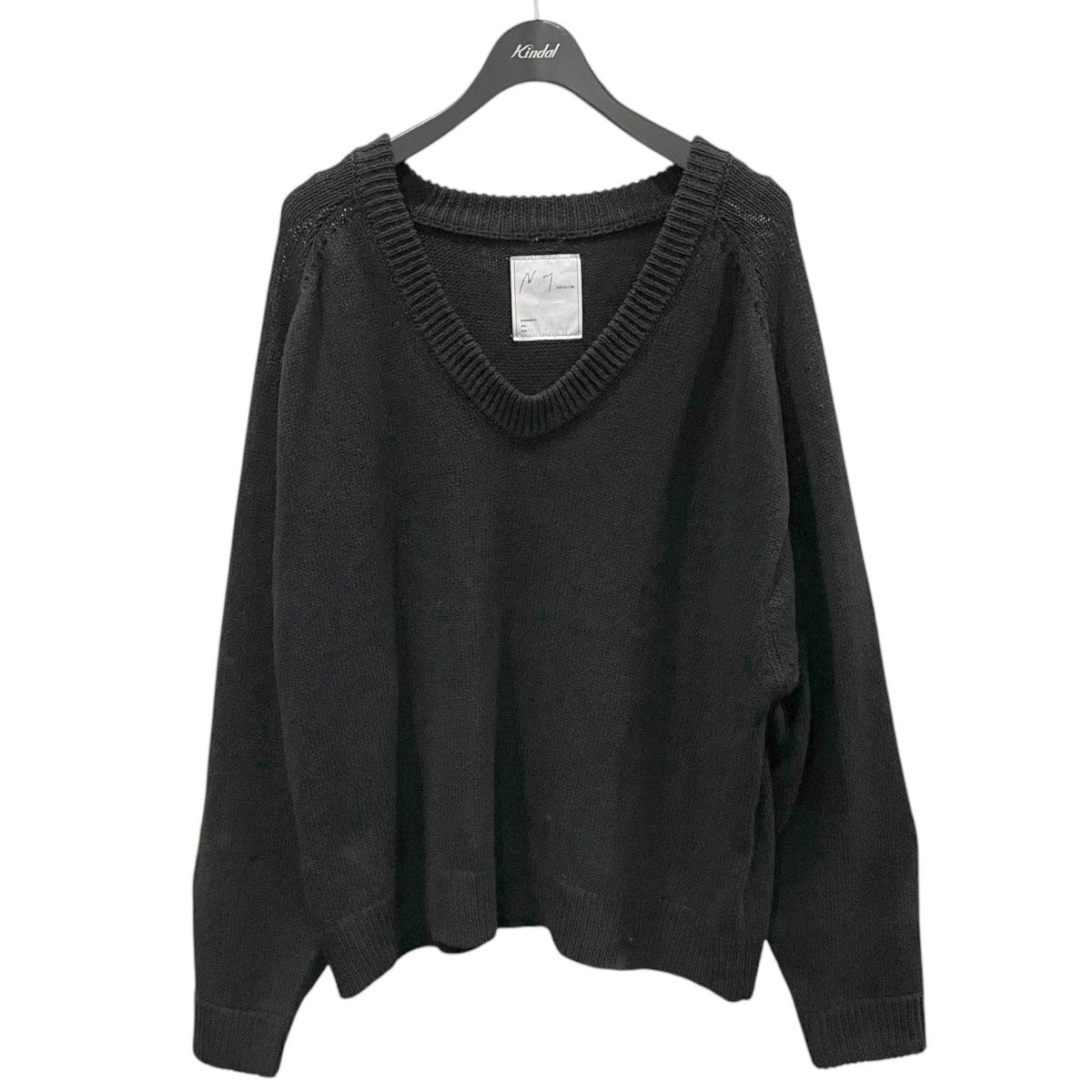 ANCELLM(アンセルム) ニットセーター UV NECK KNIT UVネック