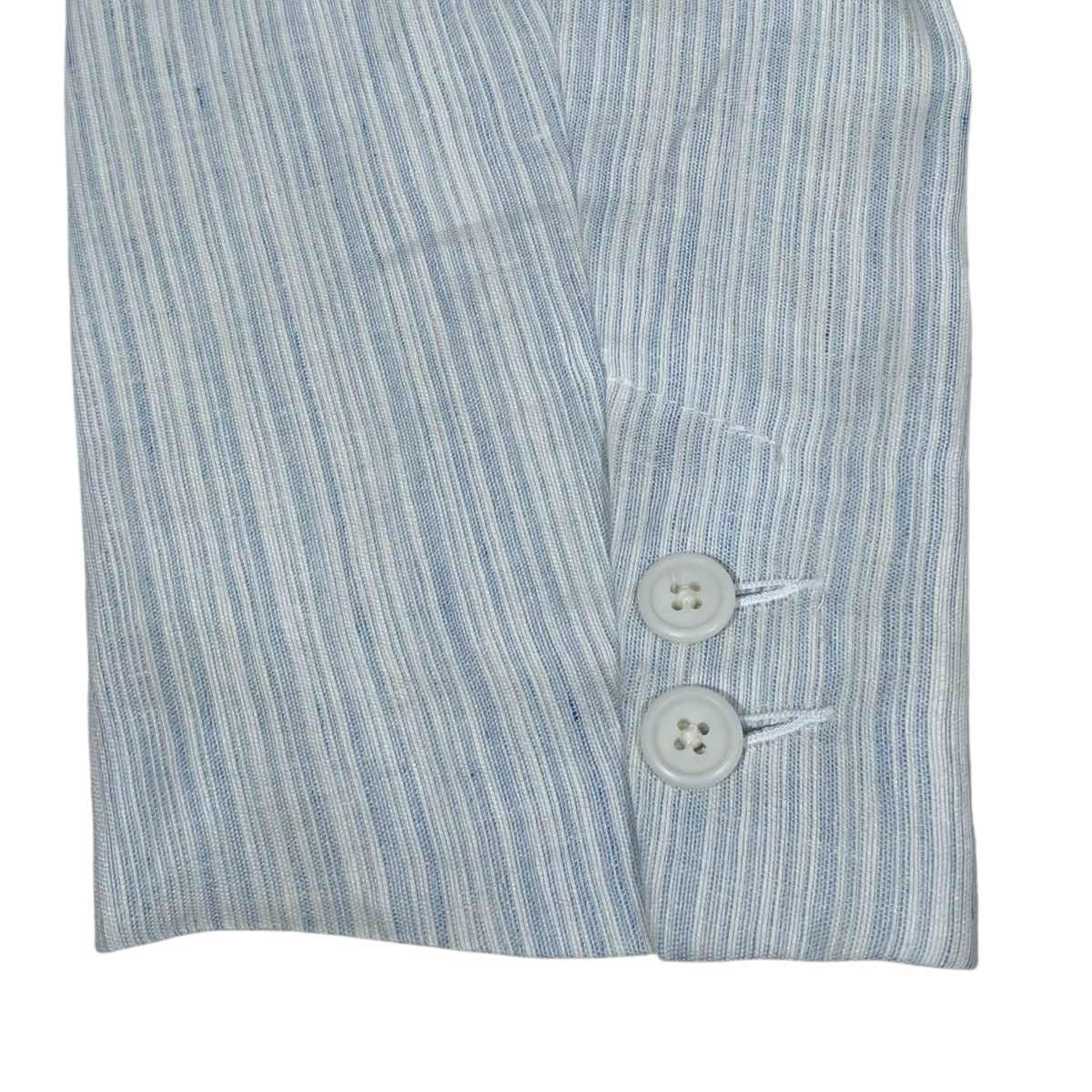 ストライプ柄リネンジャケット LINEN STRIPE CLASSIC THREE PIECE JACKET リネンストライプクラシックスリーピースジャケット