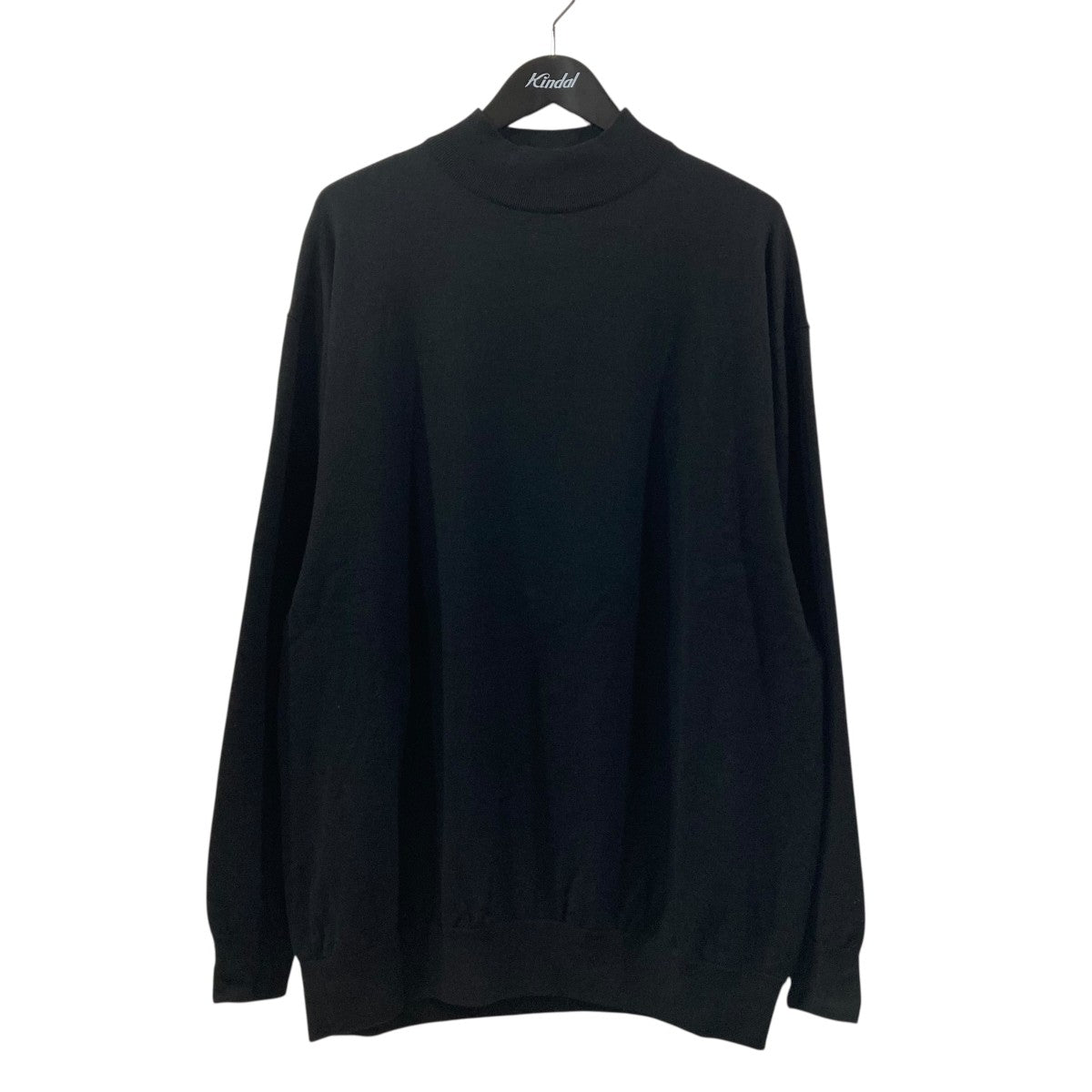 COMOLI(コモリ) モックネックニット A03-06022 A03-06022 ブラック