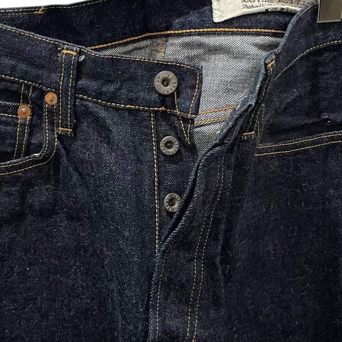 KAPITAL デニムパンツ 14oz 5Pockets TH Jeans SLP009MR 古着・中古-3枚目のアイテム画像
