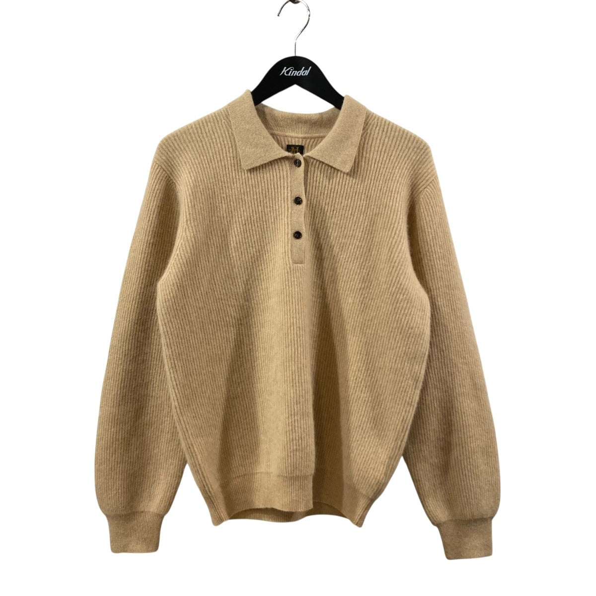 BATONER(バトナー) ニットポロシャツBN-24FL-037 BN-24FL-037 ベージュ