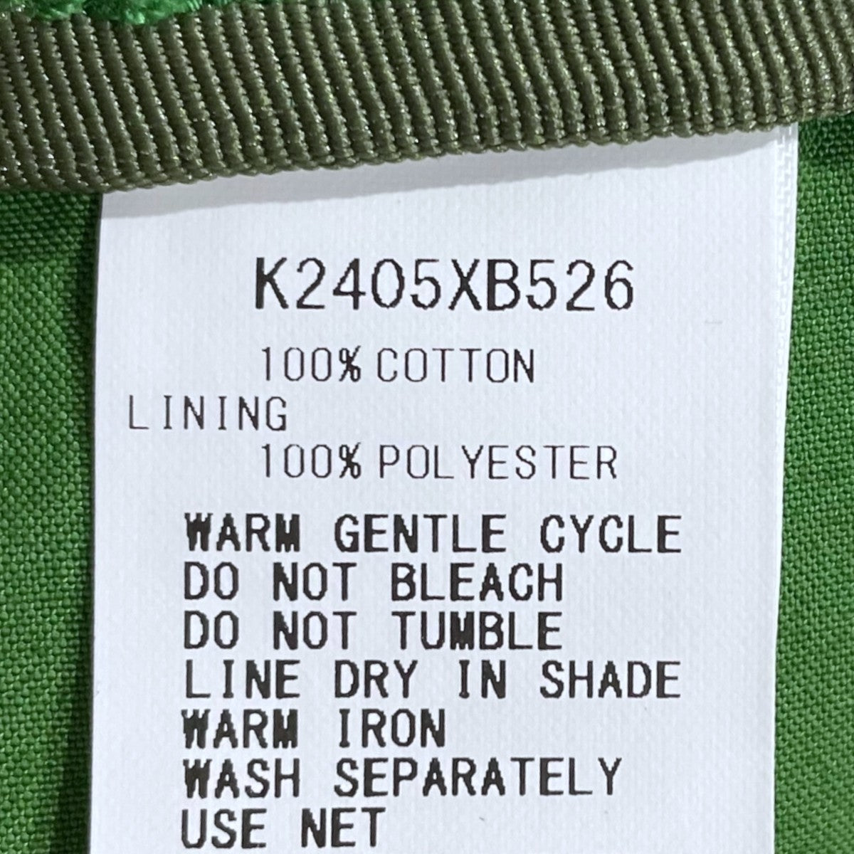 カインドオルオンライン 24SS ショルダーバッグ 高密度OX TRANSITスナフキンBAG K2405XB526 古着・中古-9枚目のアイテム画像