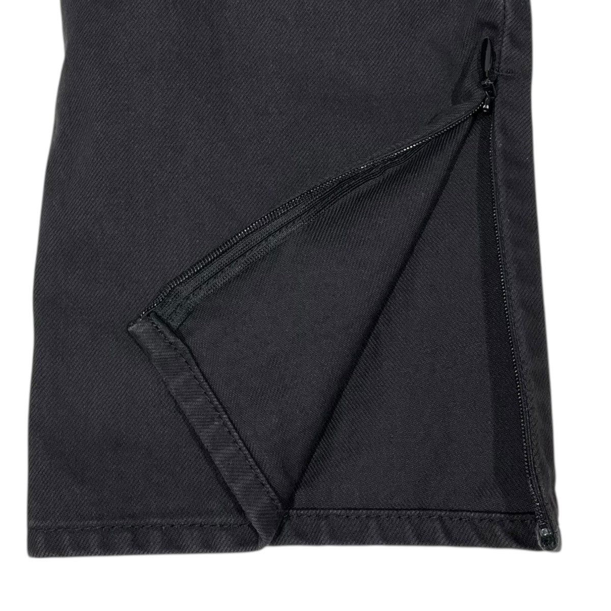 加工裾ジップデニムパンツ DWELLER 5P JEANS NR COTTON DRILL PIGMENT DYE NN-P4707