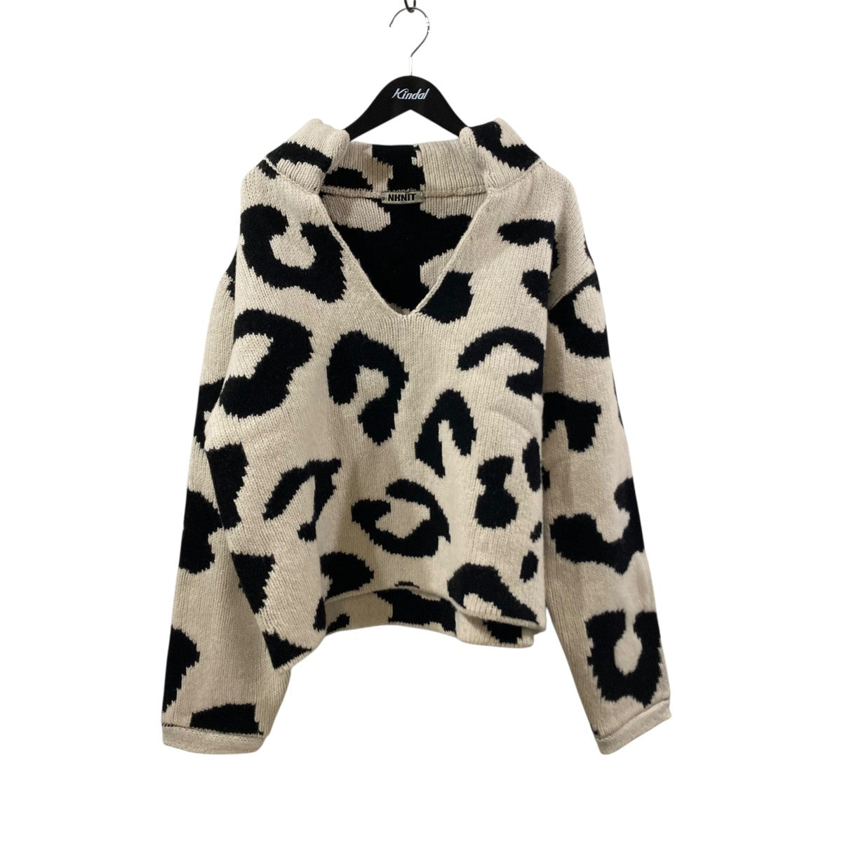 ★かのんたん㉗〜㉟★ NKNIT(ンニット) アニマル柄ニット24AW-N030 24AW-N030 ホワイト