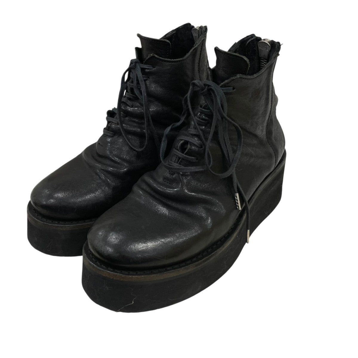 ポルタユ／バックジップ　ヒールブーツ Portaille(ポルタユ) バックジップブーツ ブラック サイズ 38｜【公式