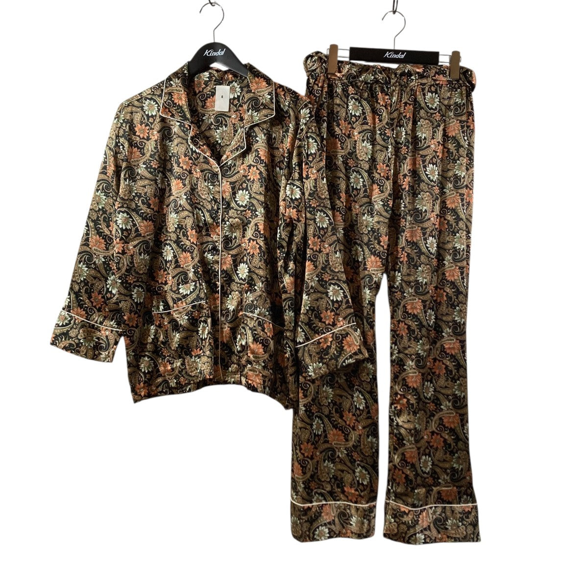 RL(アール) 花柄セットアップシャツ ブラック｜【公式】カインドオル