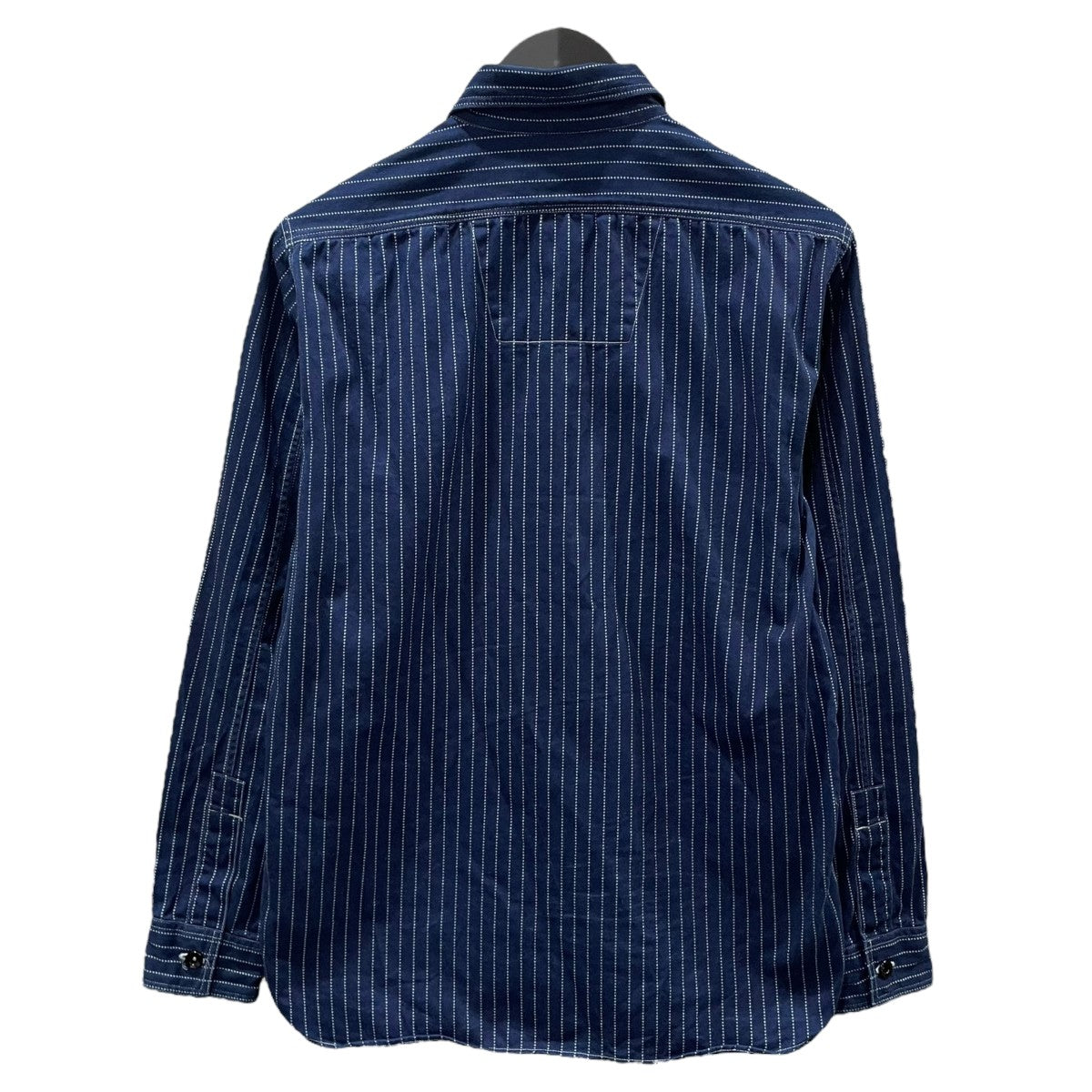 ウォバッシュストライプ柄ワークシャツ FICTION ROMANCE 8.5oz. WABASH STRIPE WORK SHIRT (LONG SLEEVE) SC25551