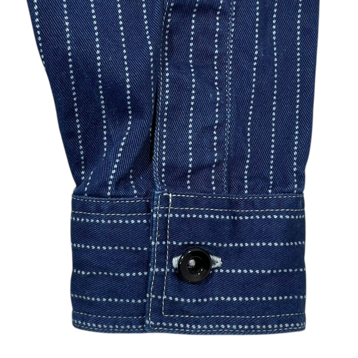 ウォバッシュストライプ柄ワークシャツ FICTION ROMANCE 8.5oz. WABASH STRIPE WORK SHIRT (LONG SLEEVE) SC25551