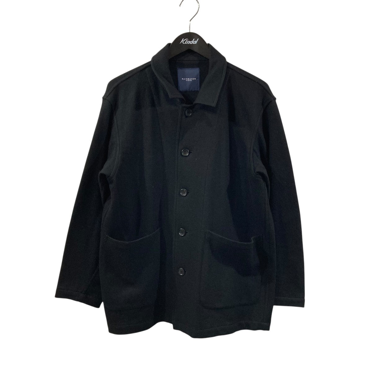 COMPRESSED WOOL JACKET BLACKシャツジャケットRM212-034