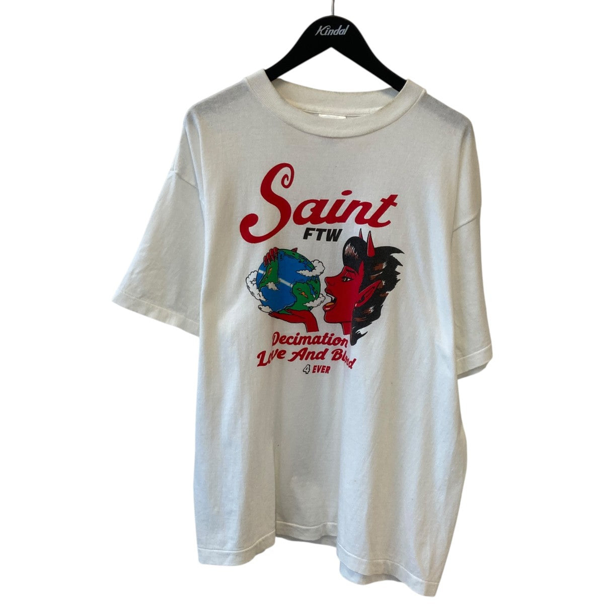 SAINT MICHAEL SAINT DEVIL SS TEE半袖TシャツSM-HR1-0000-023 古着・中古-1枚目のアイテム画像