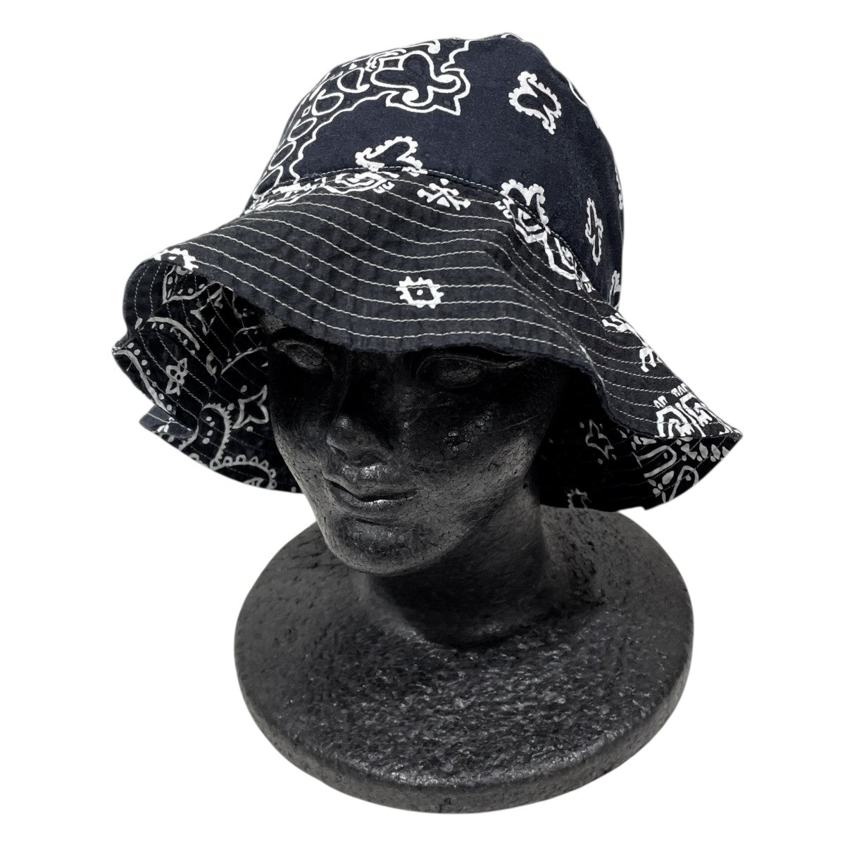 バンダナパッチワークpt バケットHAT(長ツバ) EK-1233XH