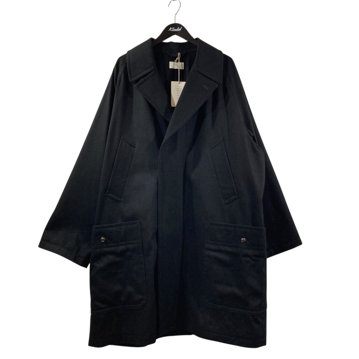 herill へリル　カシミアデニムpコート サイズ3 HERILL(ヘリル) カシミヤデニムPコートピーコート21-020-HL8090-3 21