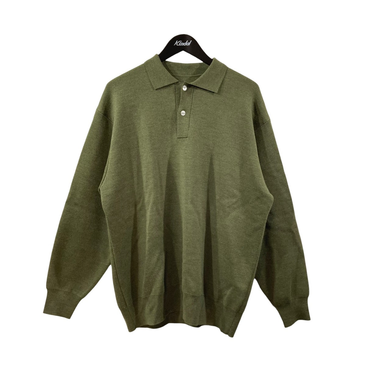 HIGH GAUGE KNIT POLOニットポロシャツ233-60207