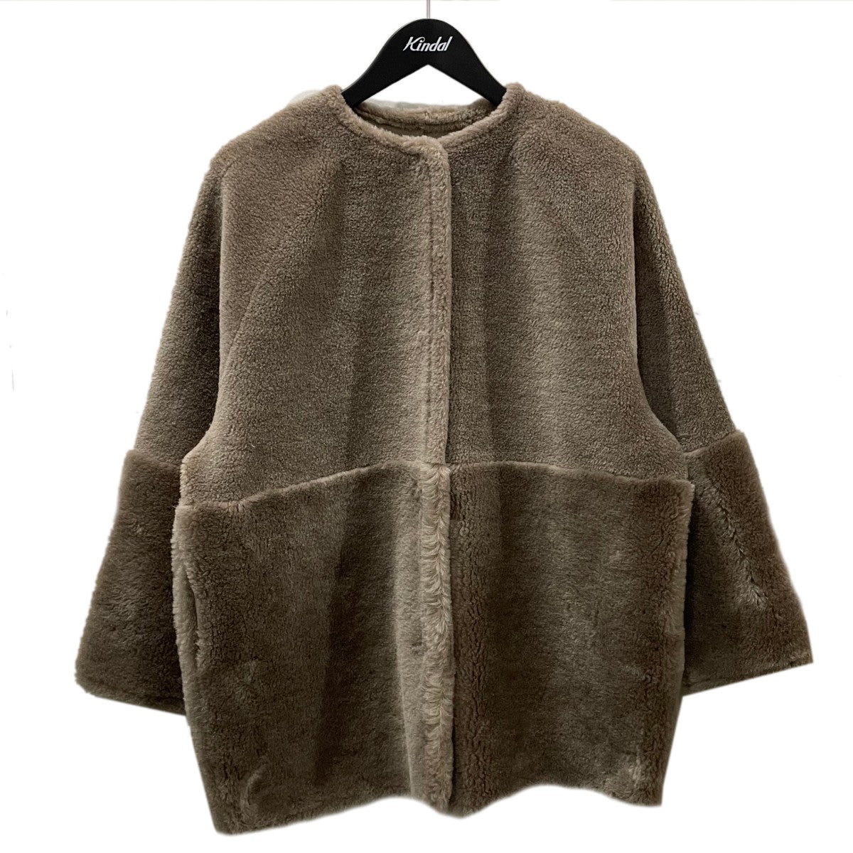 ノーカラーボアジャケット 4210400414