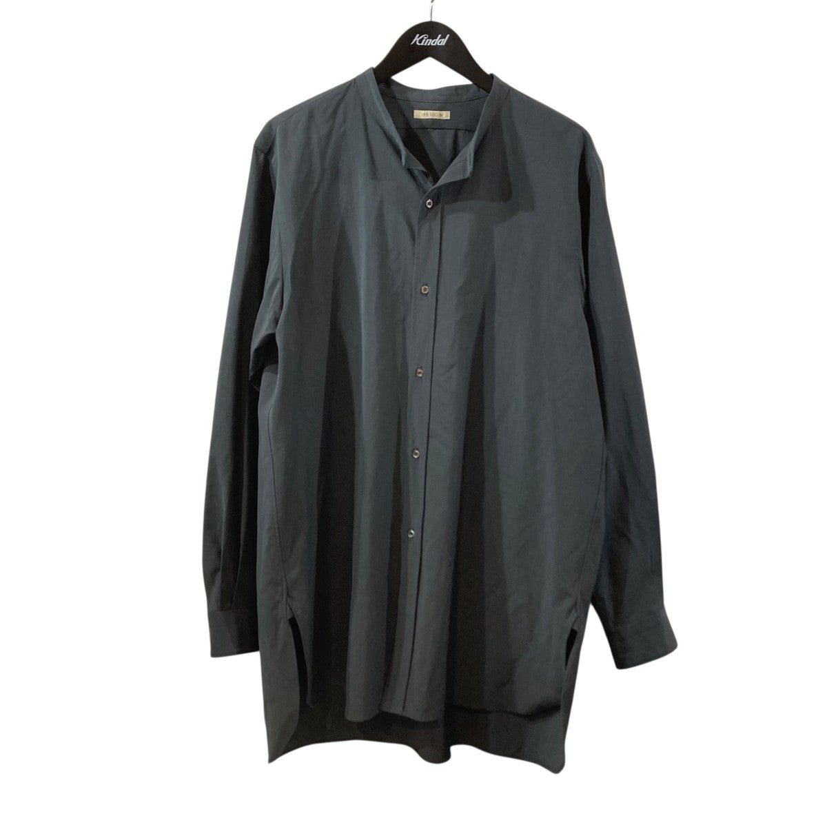 HEUGN(ユーゲン) Rob solid woolバンドカラーシャツSHIRT 051 SHIRT
