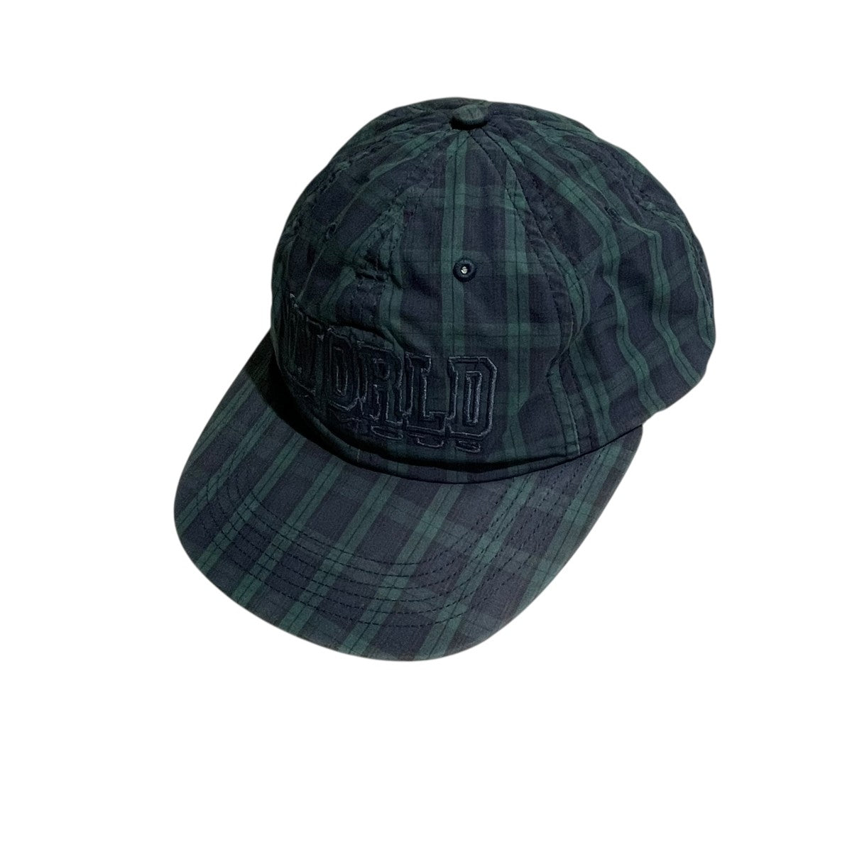 Supreme グリーンチェック ワークキャップ Supreme(シュプリーム) World Famous チェック柄キャップ グリーン