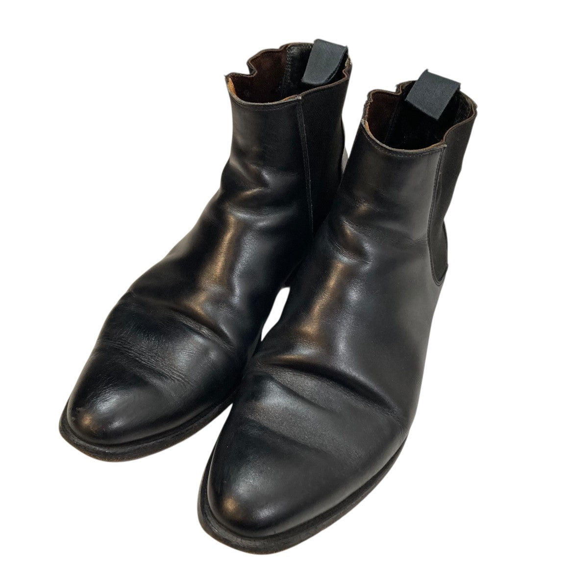 TJMT Crockett & Jones ブラック サイドゴアブーツ Crockett ＆ Jones(クロケット＆ジョーンズ) サイドゴアブーツ