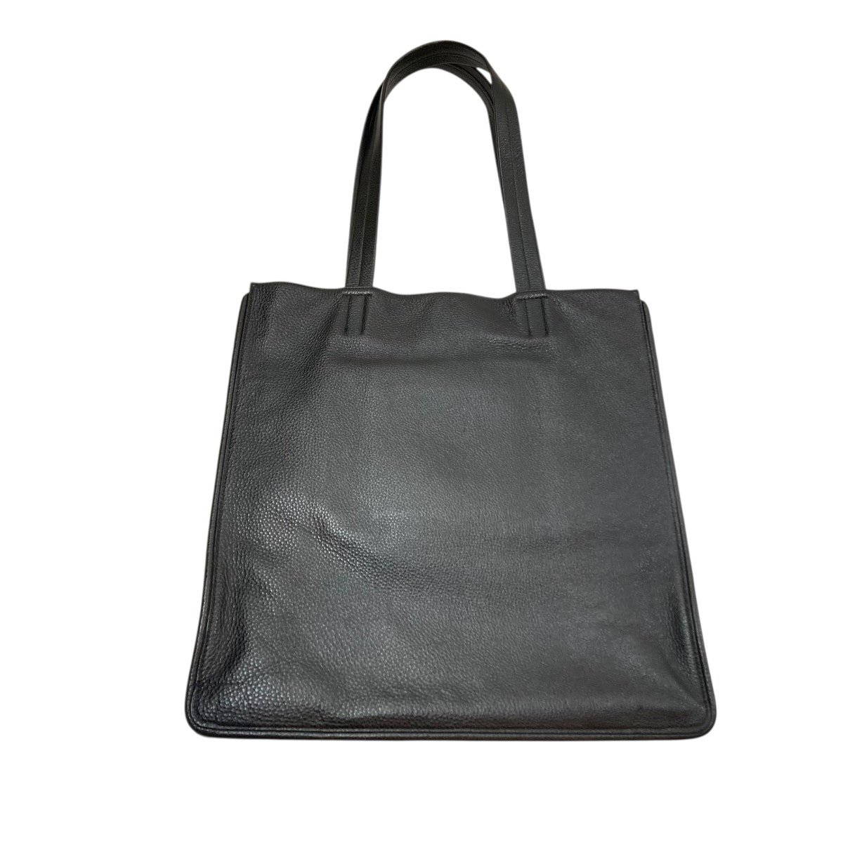 フラットレザートートレザーバッグ