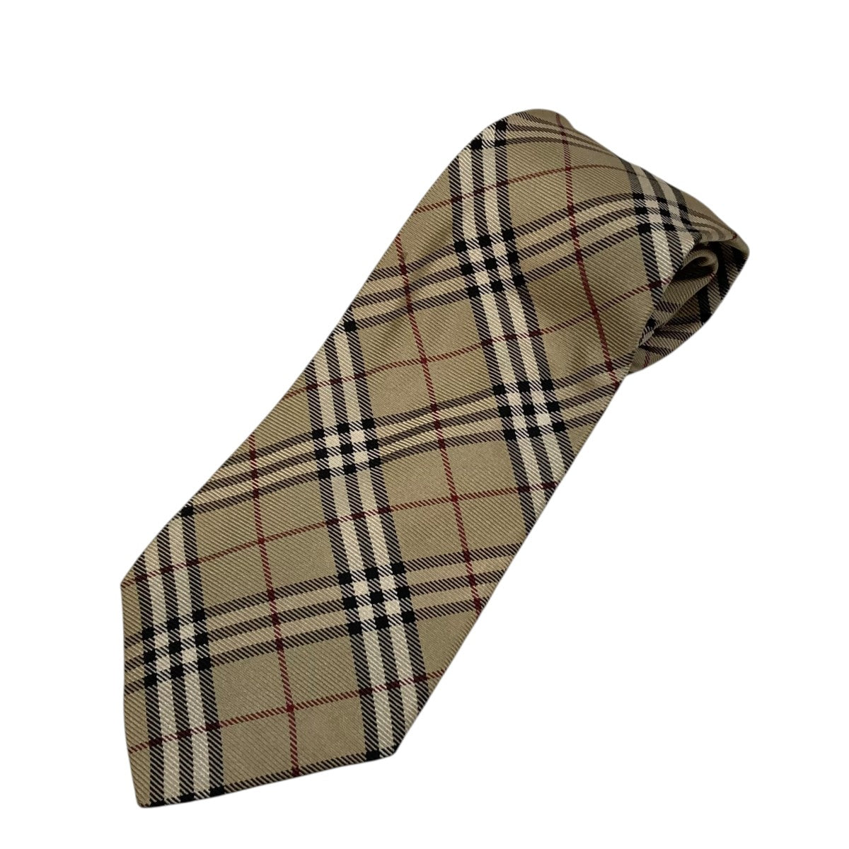 ⚫︎まり品　BURBERYYLONDONベージュノバチェック BURBERRY LONDON(バーバリーロンドン) ノバチェックネクタイ ベージュ
