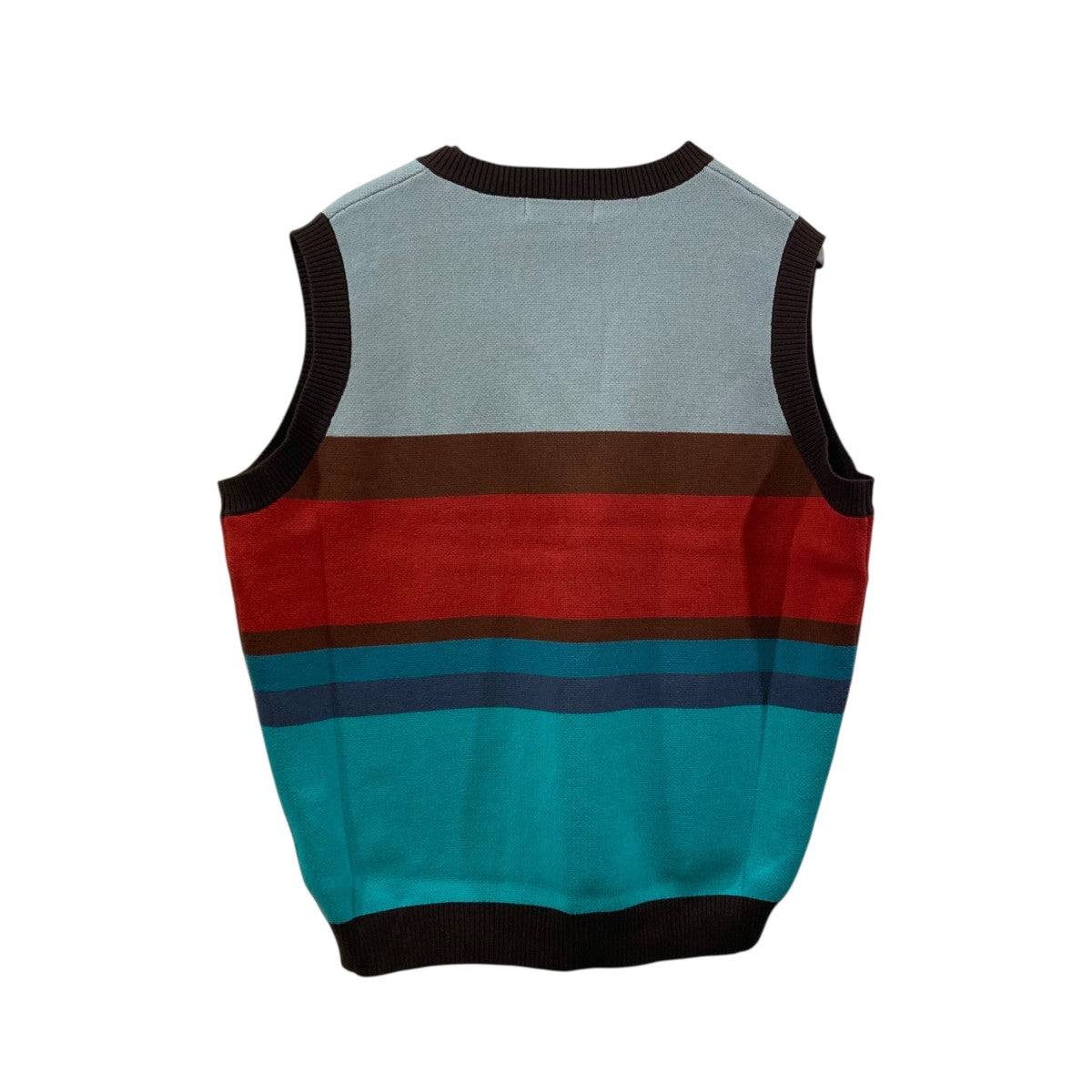 Border Knit VestニットベストTTT-2022AW-KT02