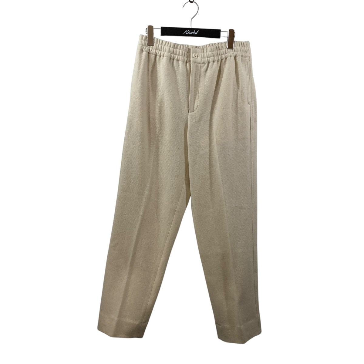 nonnotte(ノノット) ELASTIC BAGGY TROUSERSウールパンツN-23A-030 N