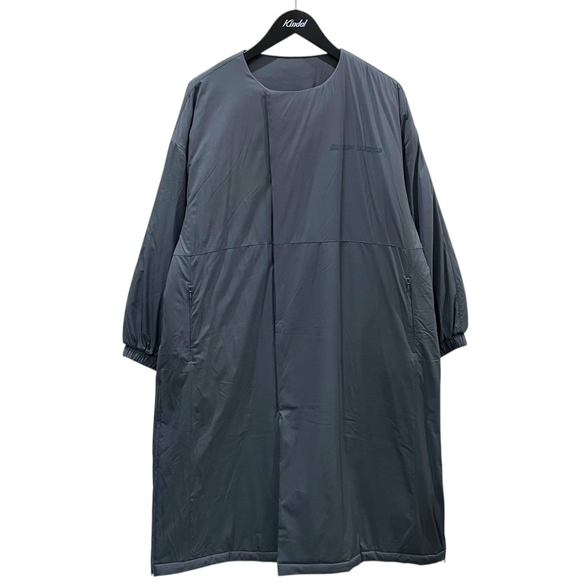 24AW 中綿ノーカラーロングコート MET24 Padded Coat メットトゥエンティフォー パデッドコート AWJ45028