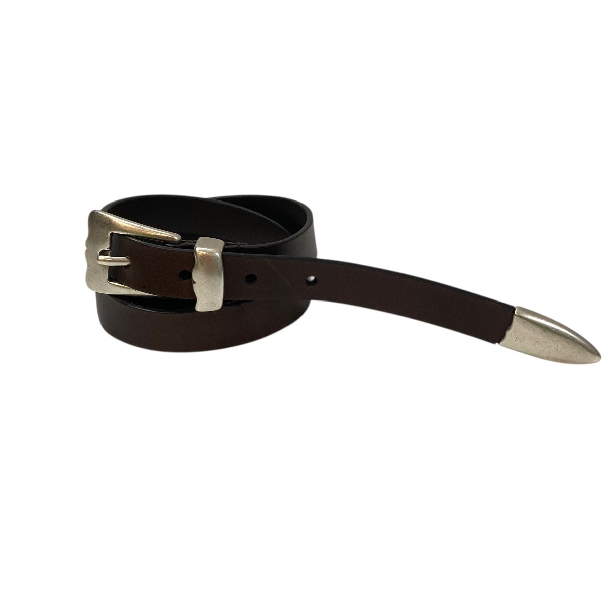 未使用　レア　Anderson's ブラウンレザーベルト　本革　アンダーソンズ レザーベルト 30mm（2224252）｜ANDERSONS(アンダーソンズ）｜MEN'S