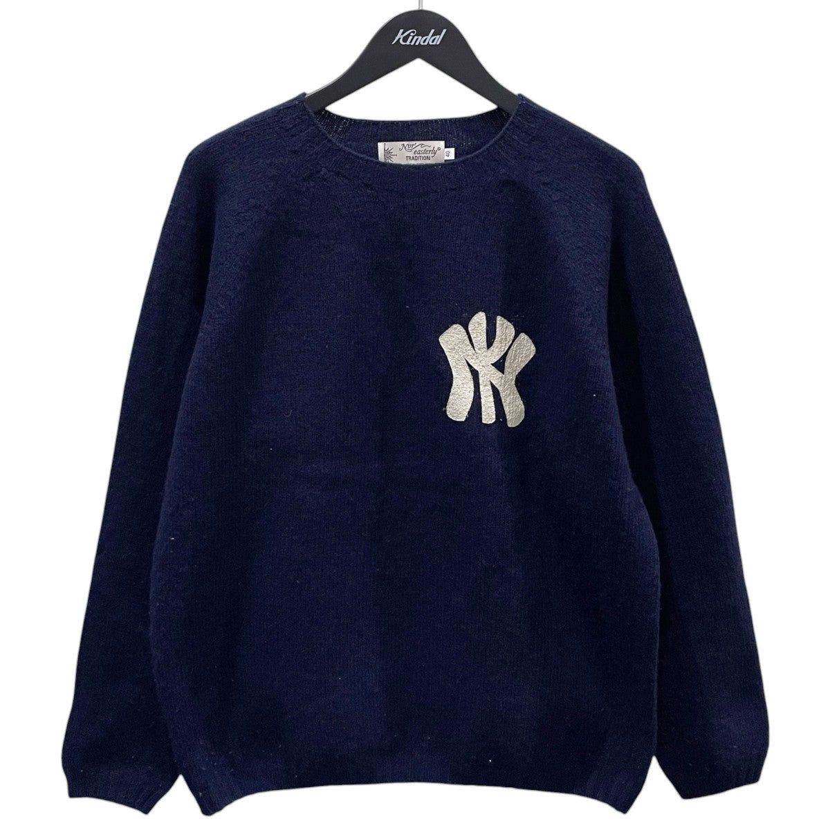 23AW NYプリントウールニットセーター クルーネックセーター(NYグラフィック)