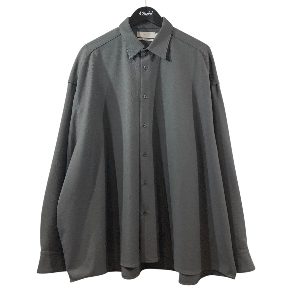 Graphpaper(グラフペーパー) Stretch Kersey Oversized Shirt長袖