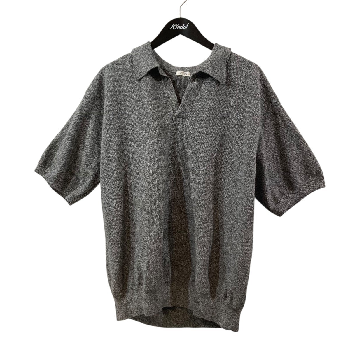 crepuscule(クレプスキュール) Moss Stitch Poloニットポロシャツ2501