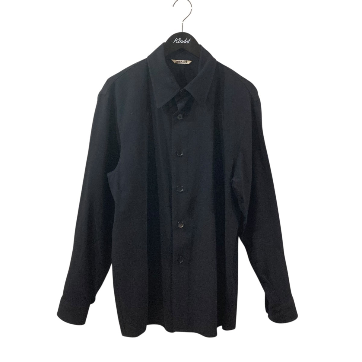 シャツ/ブラウス(長袖/七分) auralee HARD TWIST WOOL DOBBY SHIRTS AURALEE[オーラリー] 2024SS HARD TWIST WOOL DOBBY SHIRT [BLUE GRAY
