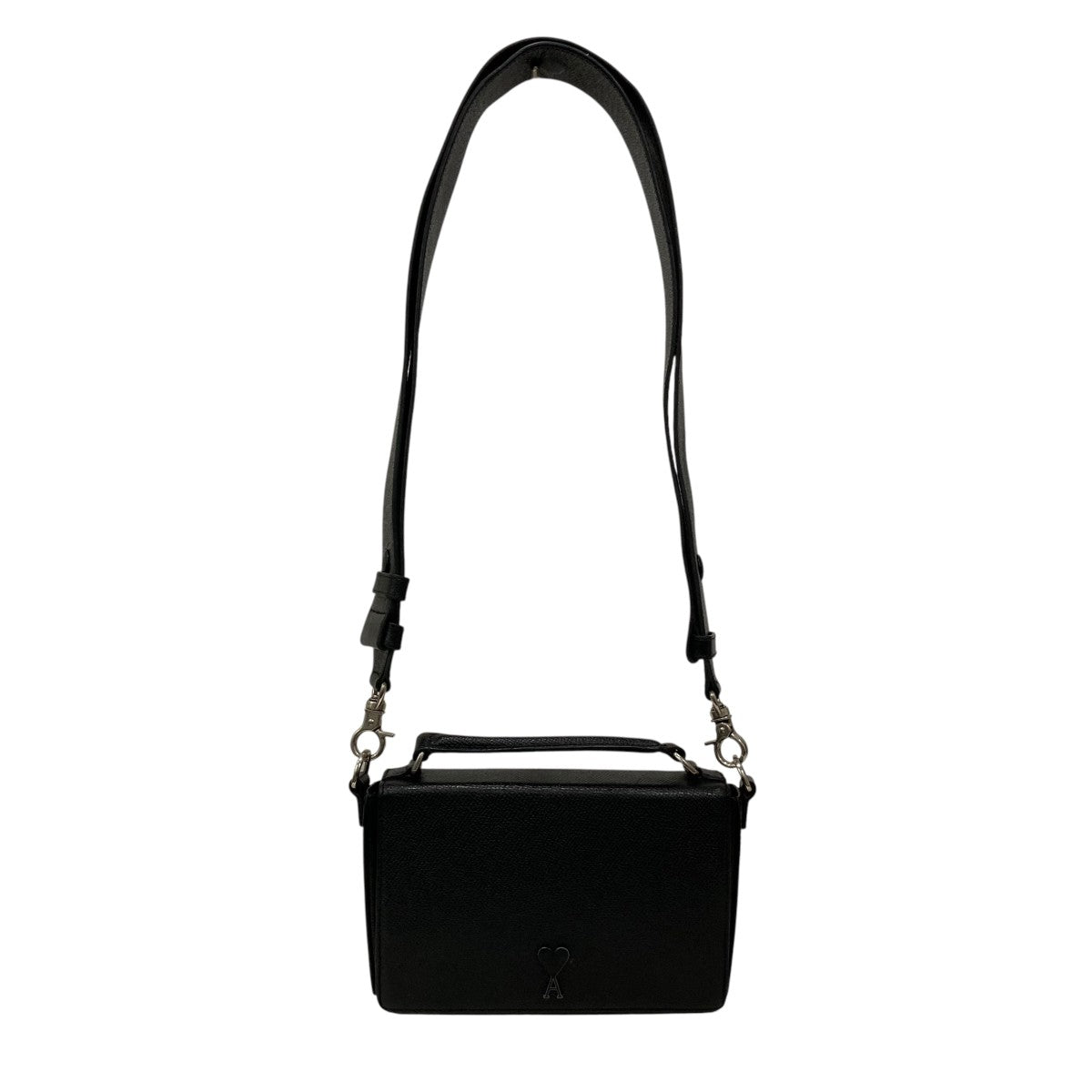 AMI PARIS(アミパリス) LUNCH BOXショルダーバッグ ブラック｜【公式