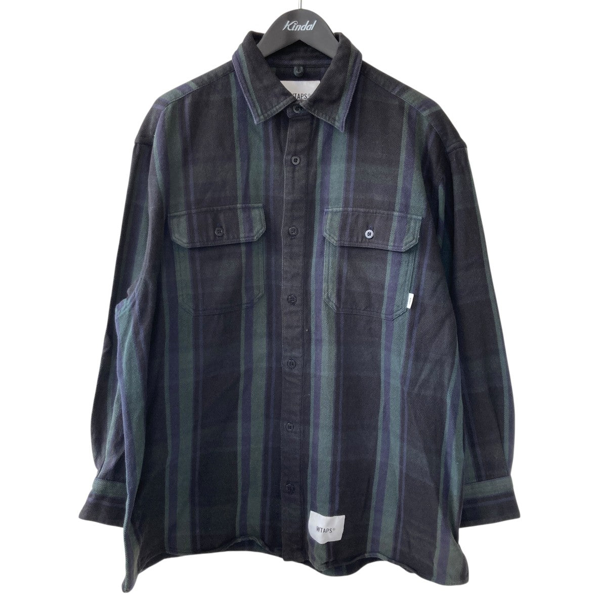 WTAPS(ダブルタップス) 21AWDECK FLANNEL TEXTILE長袖フランネルシャツ