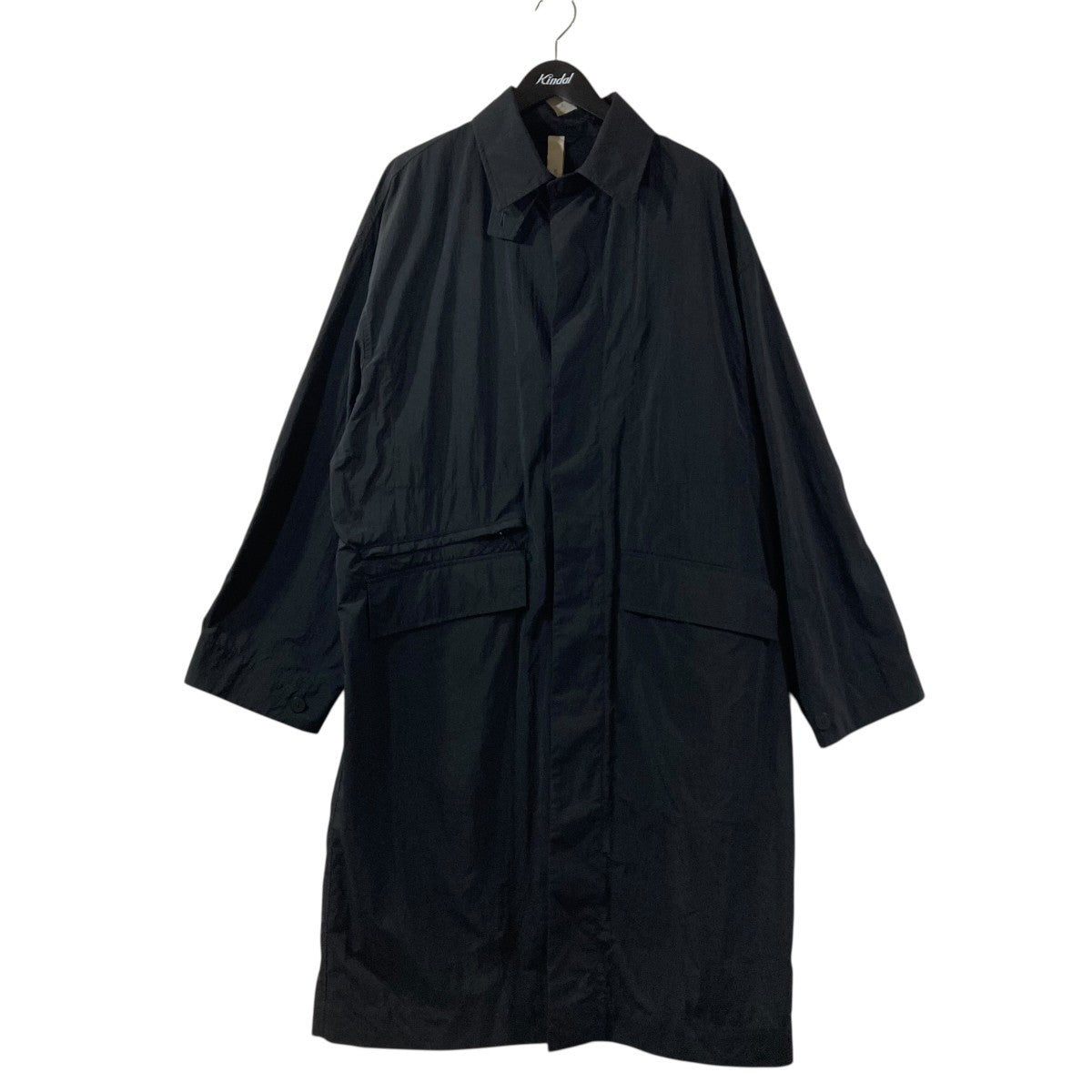 STUDIO NICHOLSON×ZARA ステンカラーコート ダークネイビー サイズ S-M