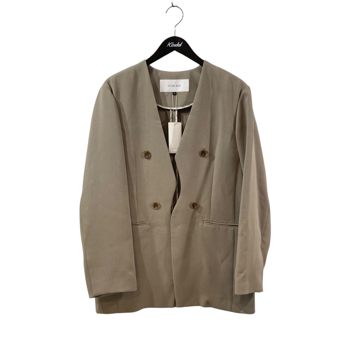 新品未使用タグ付きLE CIEL BLEU Curve Line Blazer LE CIEL BLEU(ルシェルブルー) Curve Line Blazer カーブライン