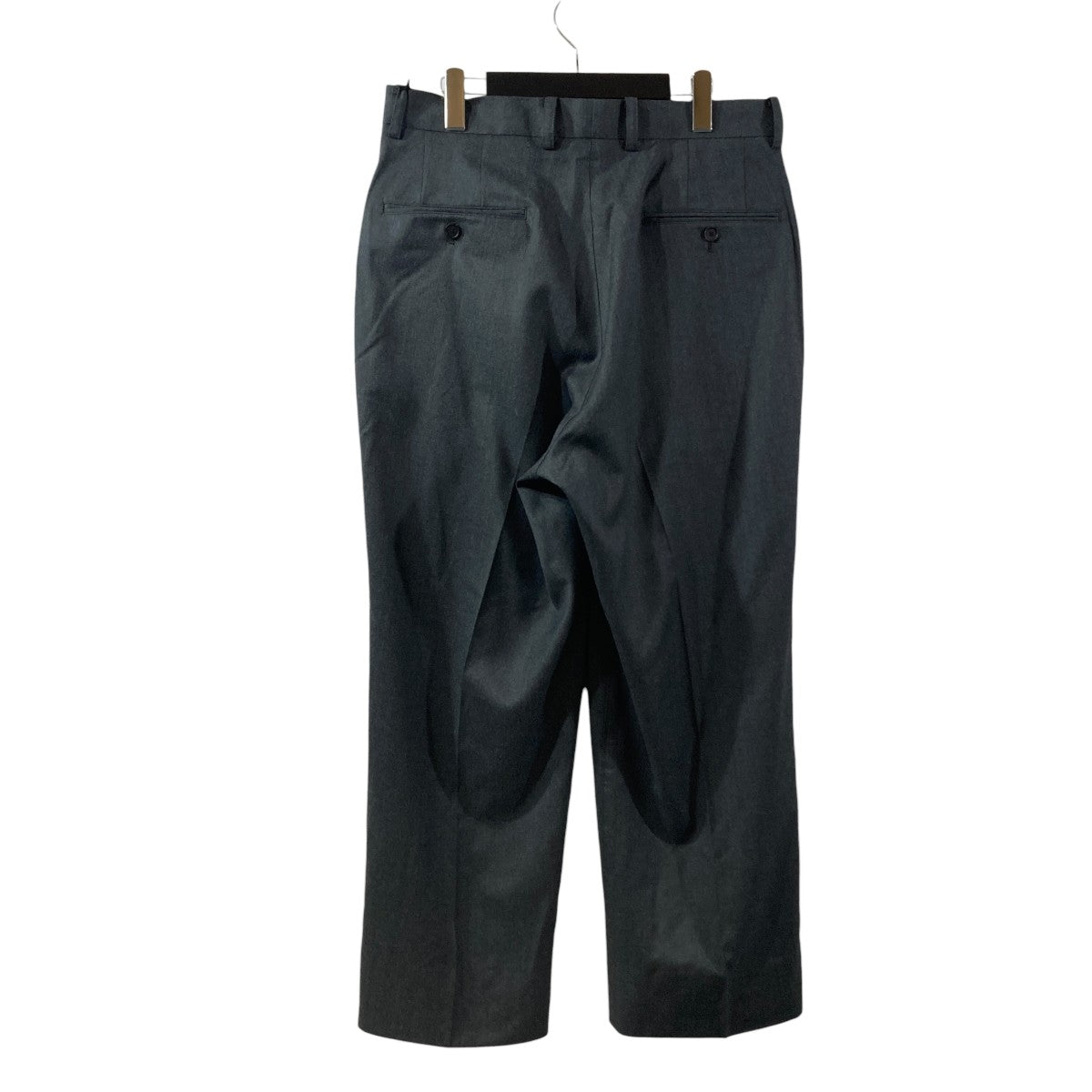 Super130’s WORSTED WOOL LIGHT MILLED GABARDINEスラックス20PT52