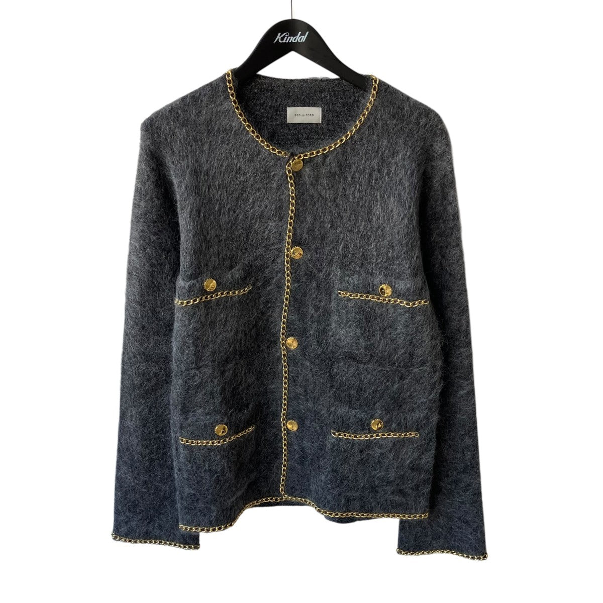 BED J．W． FORD(ベッドフォード) 24AWCHAIN MOHAIR CARDIGAN