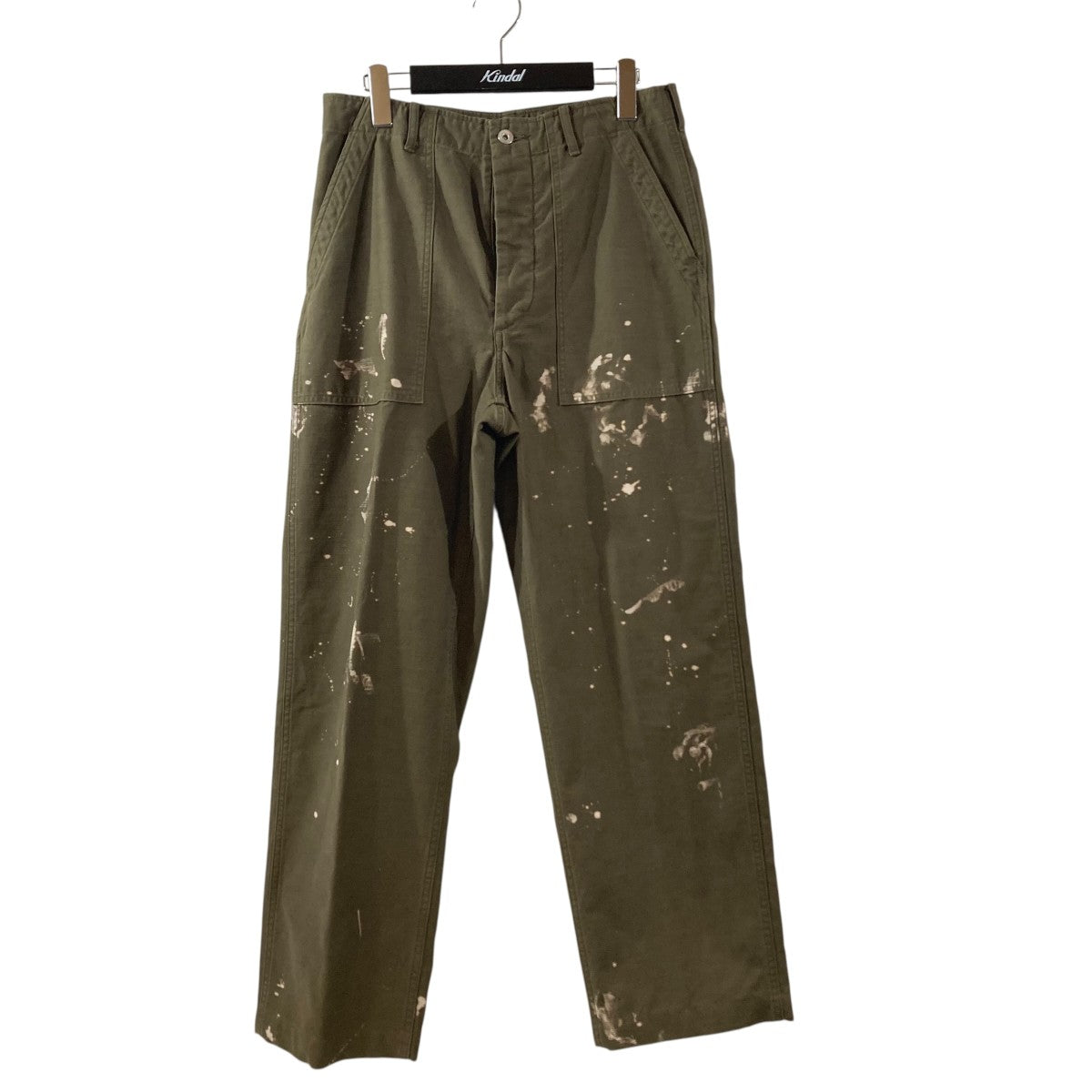 AURALEE(オーラリー) WASHED BAGGY SATIN BLEACHED BAKER PANTベイカー