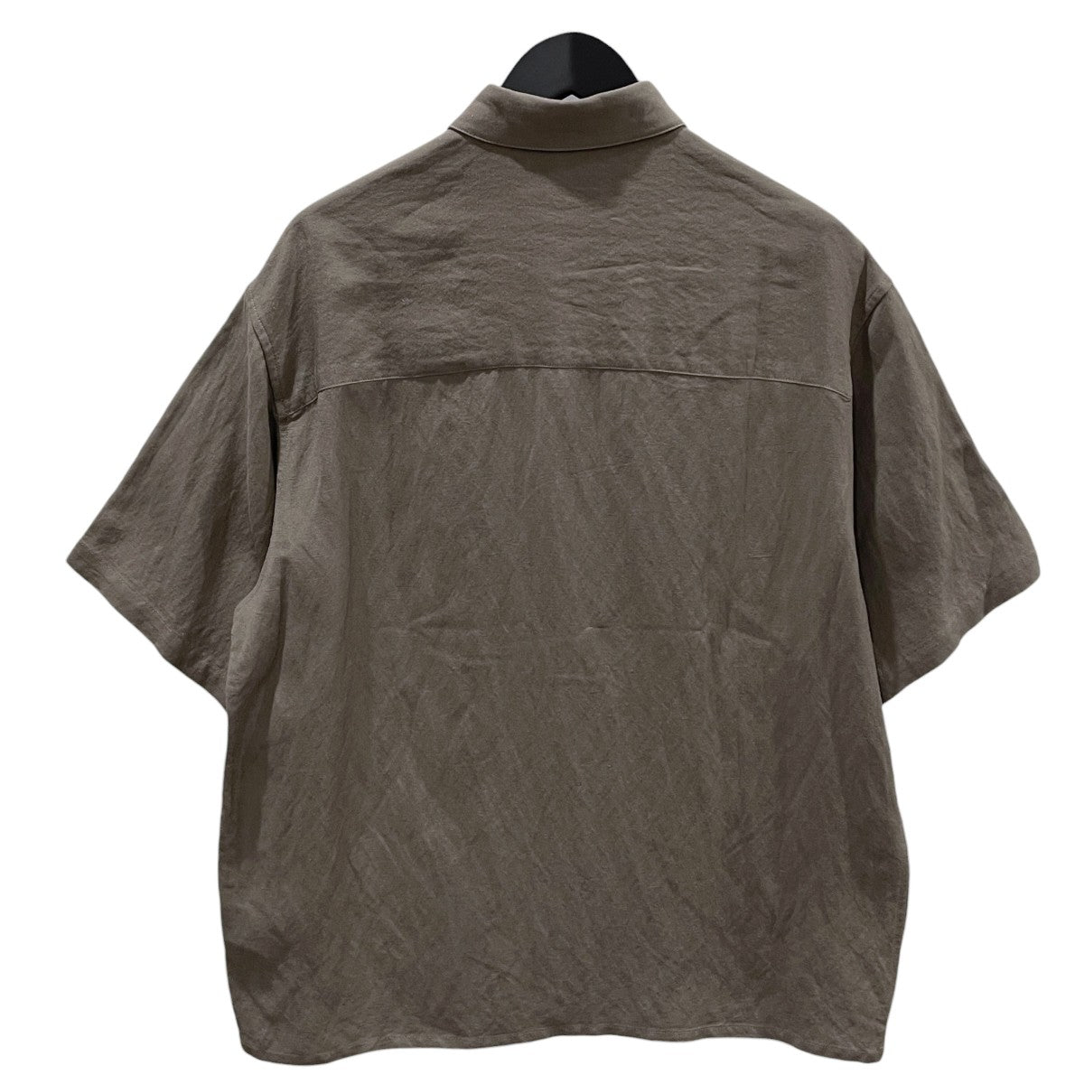 24SS リネンレーヨン半袖シャツ Linen Short Sleeve Shirt リネンショートスリーブシャツ 4320700241
