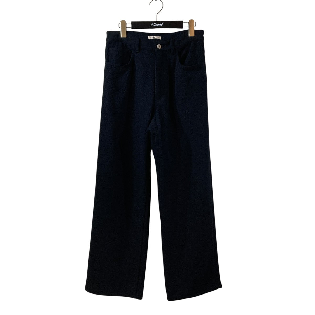 26SSSILK NEP DENIM 5P WIDE PANTSシルクネップデニムワイドパンツA26SP01SD