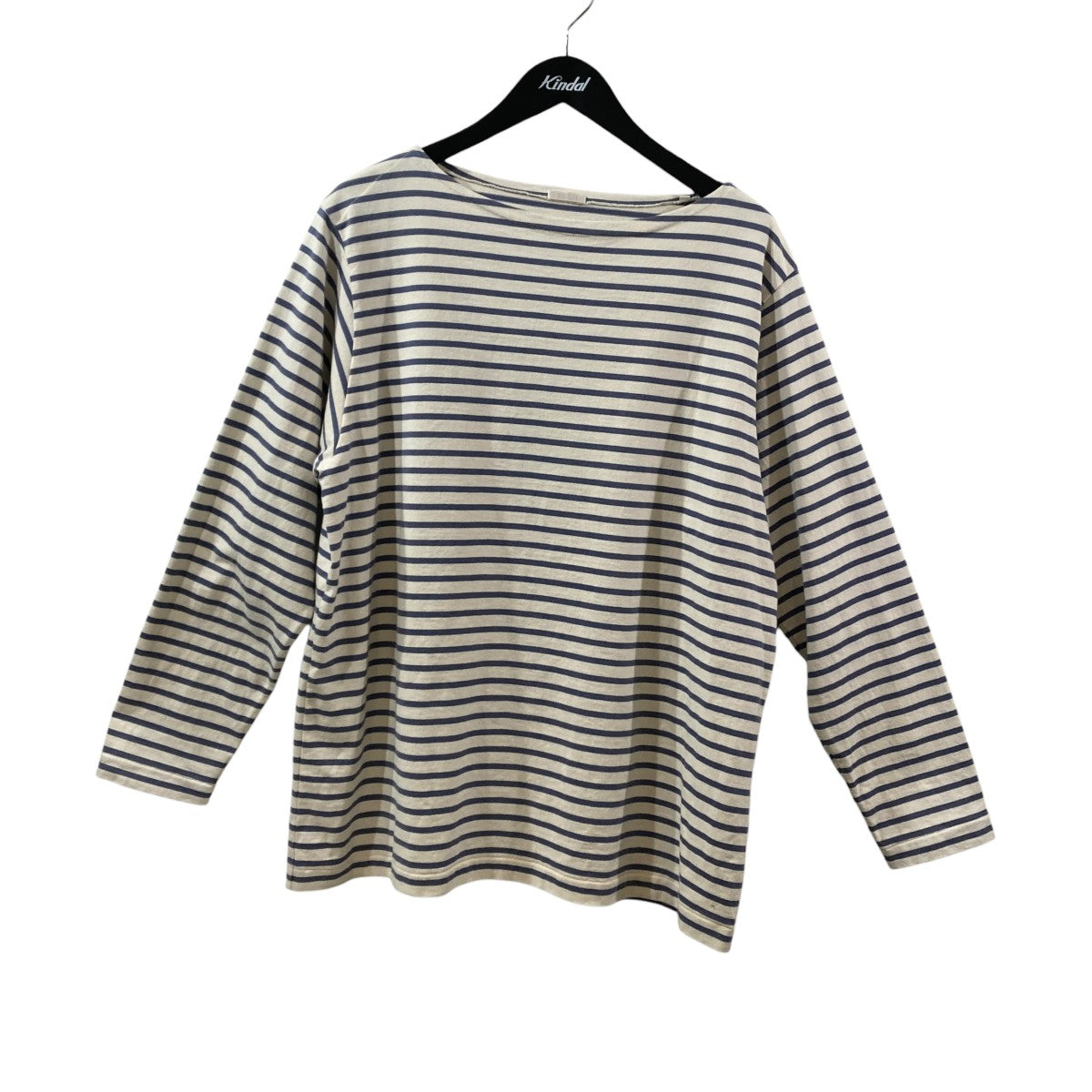 COMOLI(コモリ) ボーダーボートネックボーダーボーダーTシャツT01