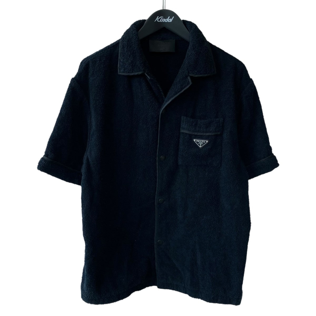 PRADA(プラダ) Terry Bowling Shirt半袖シャツSC559 SC559 ブラック