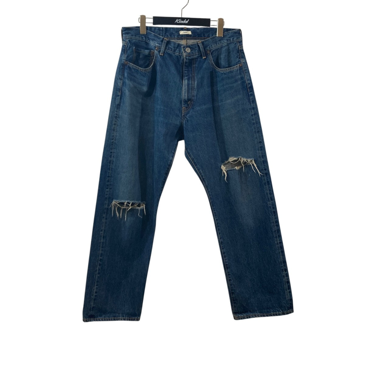 5PK Denim Suede Patch Remakeデニムパンツaws2-05002
