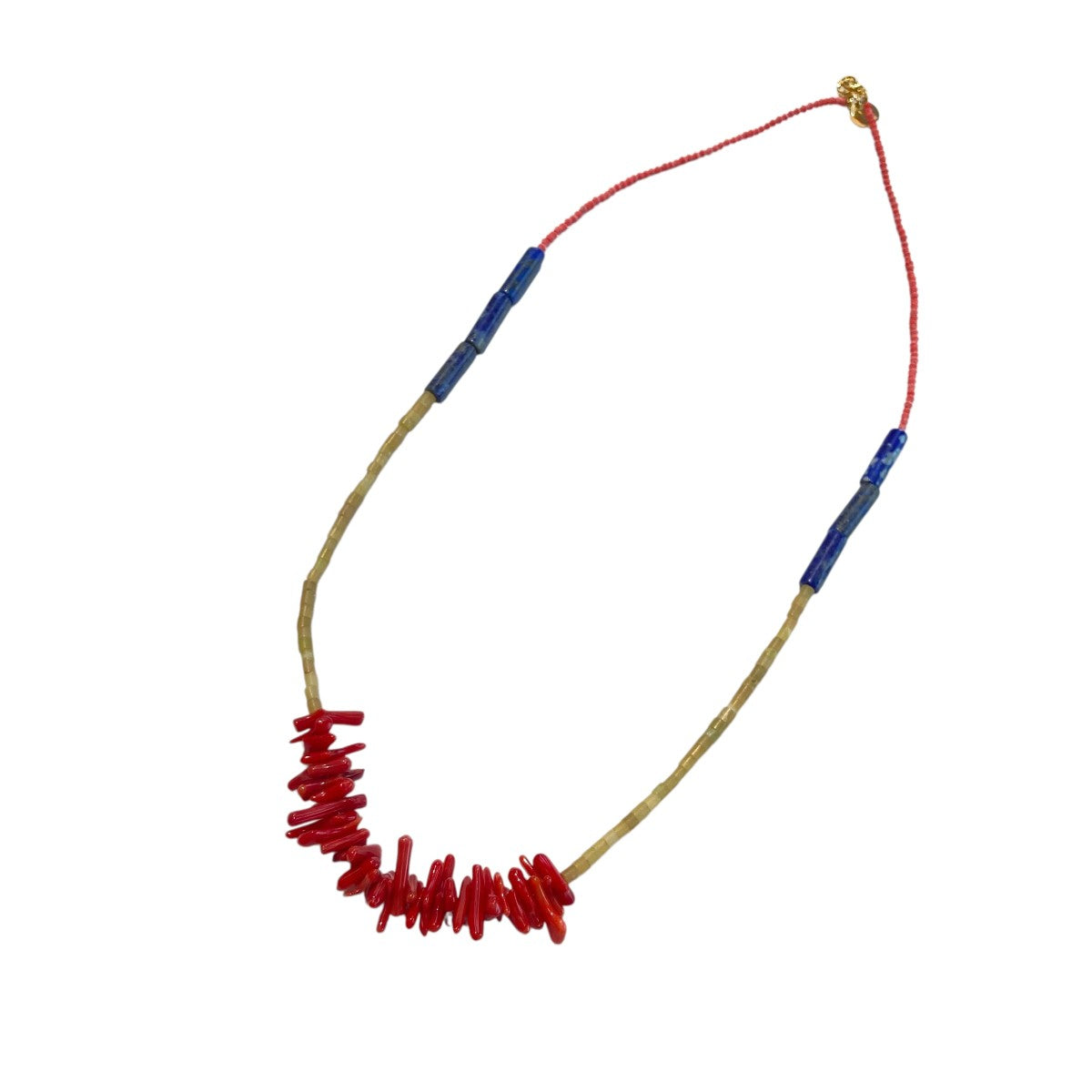 UNDERCOVER(アンダーカバー) ビーズネックレス レッド、ブルー｜【公式