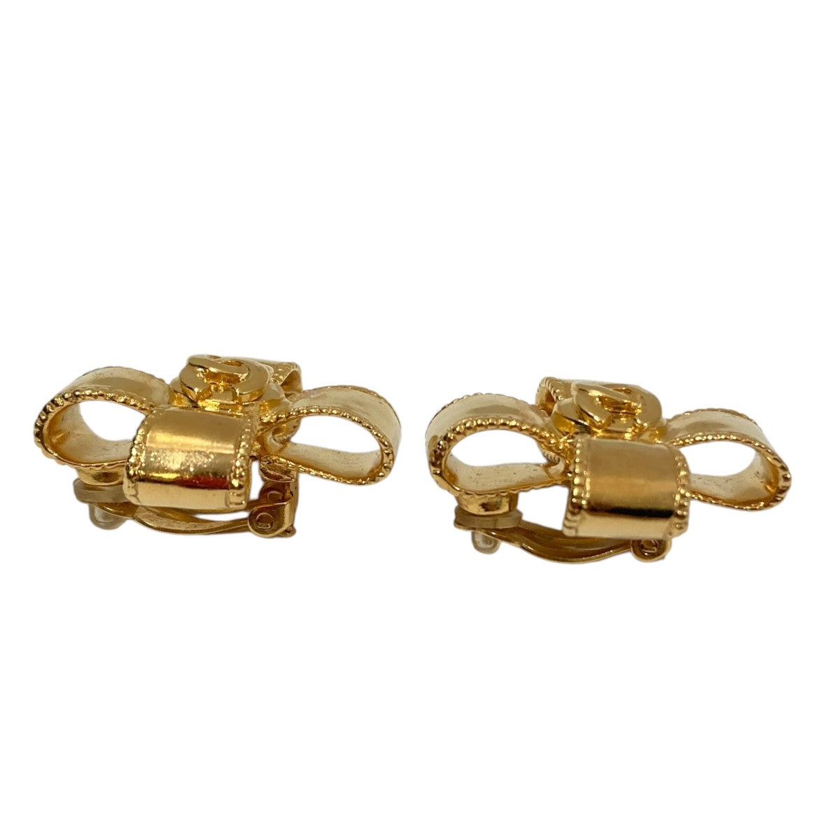 リボンクロスイヤリング