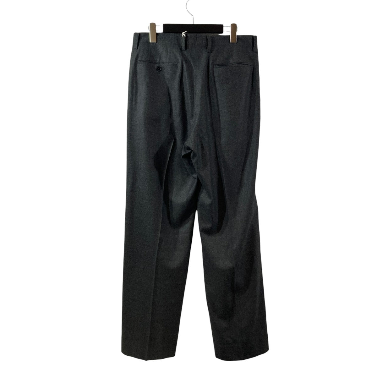 26AWSUPER LIGHT WOOL TWO-TUCK SLACKSウールスラックスパンツA26AP03OS